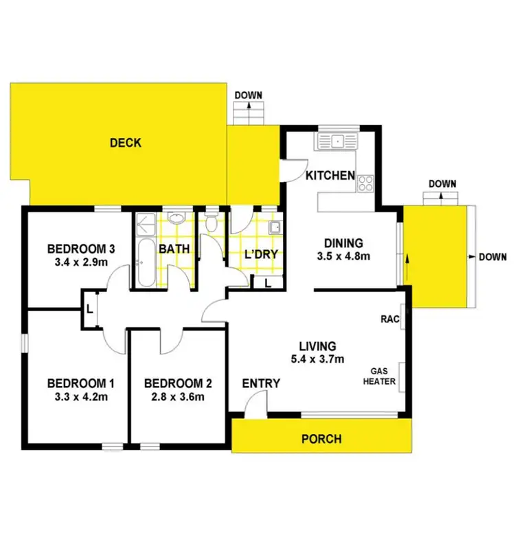 Floorplan of Homely house listing, 7 Marana Avenue, Morphett Vale SA 5162