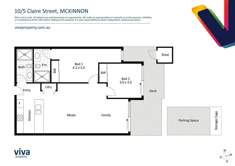 Floorplan of Homely apartment listing, 10/5 Claire Street, Mckinnon VIC 3204