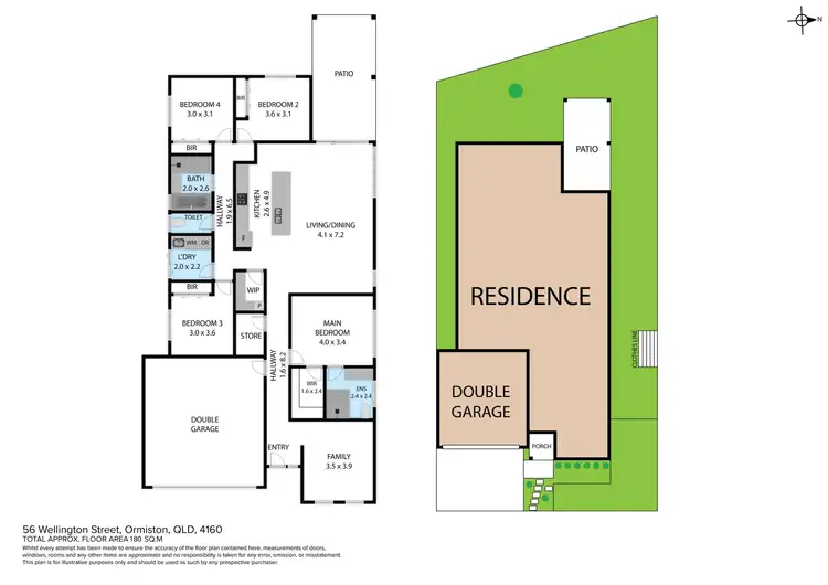 Floorplan of Homely house listing, 56 Wellington Street, Ormiston QLD 4160