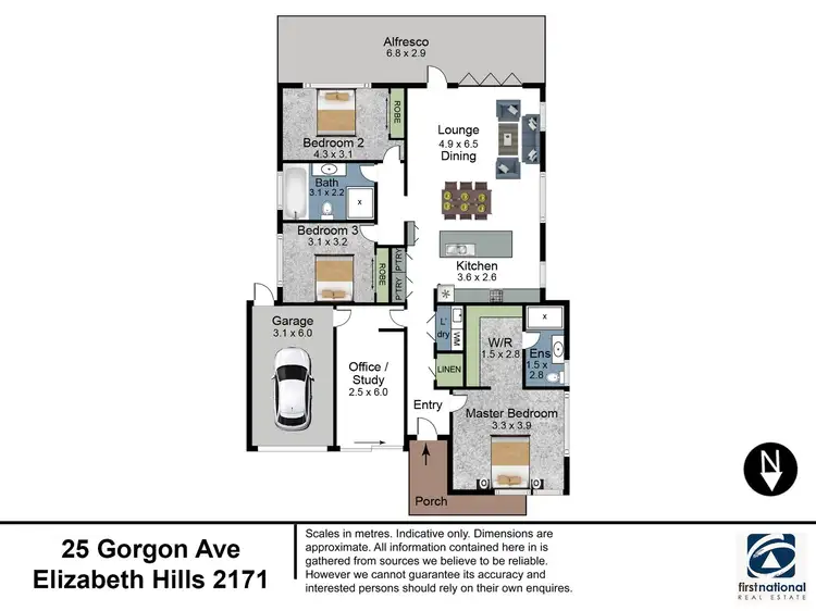 Floorplan of Homely house listing, 25 Gorgon Avenue, Elizabeth Hills NSW 2171
