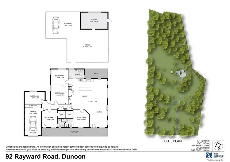 Floorplan of Homely house listing, 92 Rayward Road, Dunoon NSW 2480