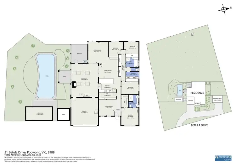 Floorplan of Homely house listing, 51 Betula Drive, Poowong VIC 3988