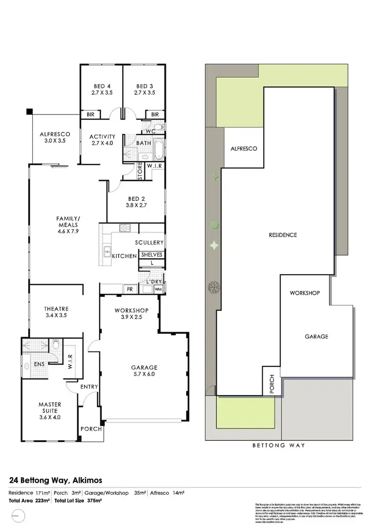 Floorplan of Homely house listing, 24 Bettong Way, Alkimos WA 6038