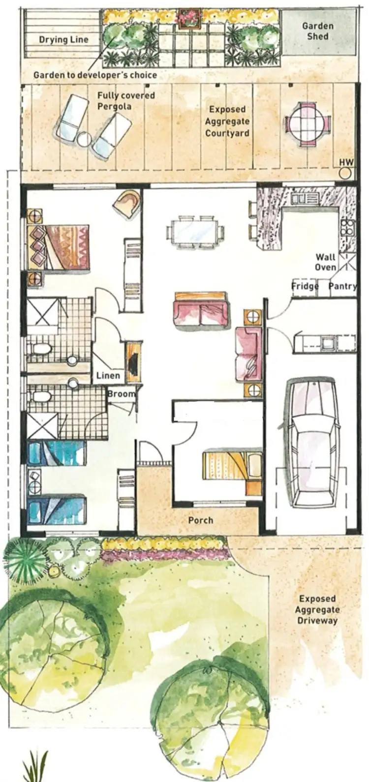 Floorplan of Homely unit listing, 62/210 Bestmann Road, Sandstone Point QLD 4511