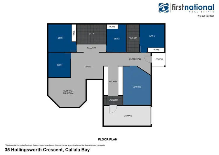 Floorplan of Homely house listing, 35 Hollingsworth Crescent, Callala Bay NSW 2540
