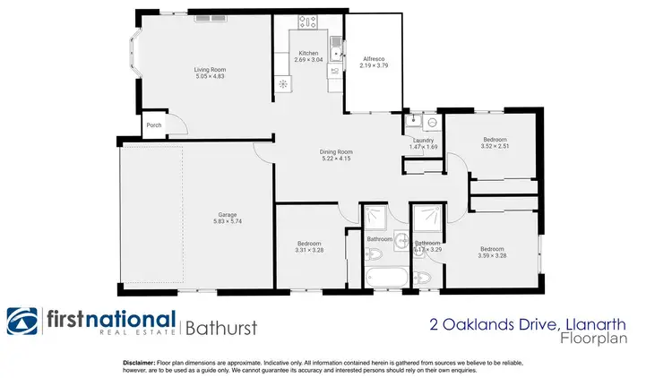 Floorplan of Homely house listing, 2 Oaklands Drive, Llanarth NSW 2795