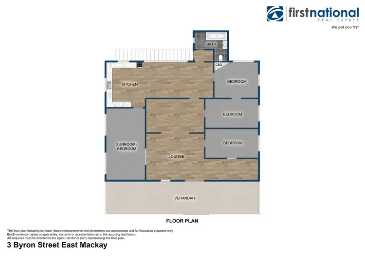 Floorplan of Homely house listing, 3 Byron Street, Mackay QLD 4740