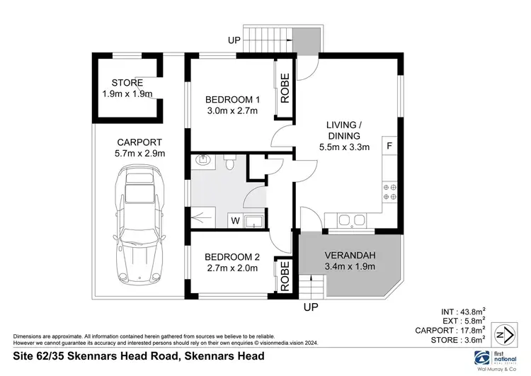 Floorplan of Homely house listing, 62/35 Skennars Head Road, Skennars Head NSW 2478