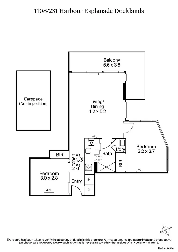Floorplan of Homely apartment listing, 1108/231 Harbour Esplanade, Docklands VIC 3008