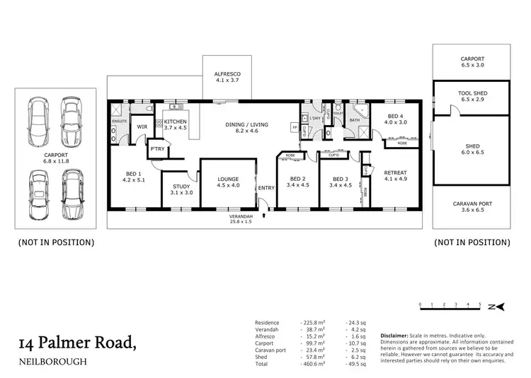 Floorplan of Homely house listing, 14 Palmer Road, Neilborough VIC 3570