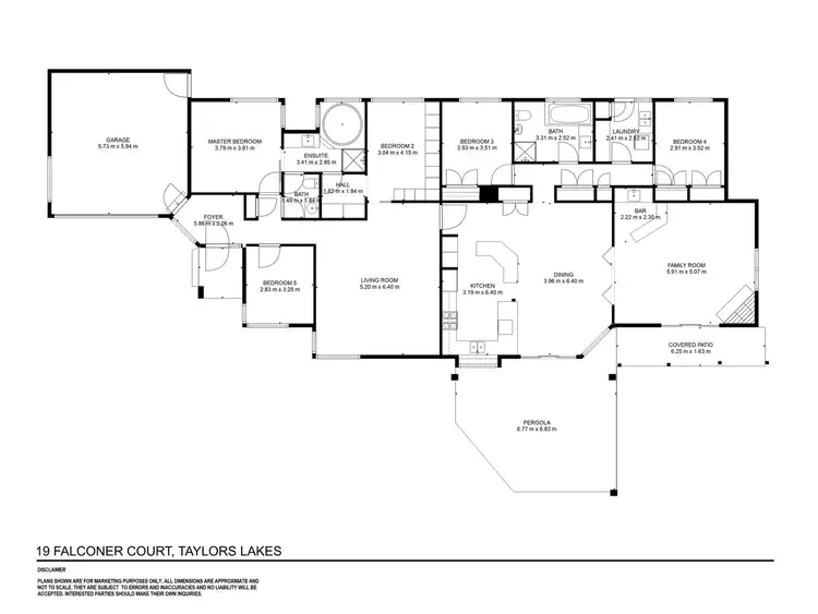 Floorplan of Homely house listing, 19 Falconer Court, Keilor VIC 3036