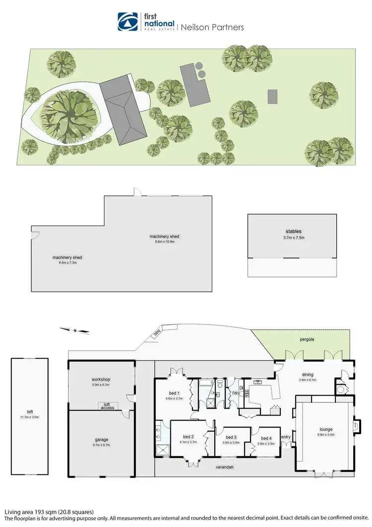 Floorplan of Homely rural property listing, 14 Baroona Road, Maryknoll VIC 3812