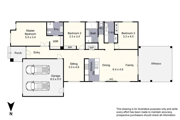 Floorplan of Homely house listing, 21 Trebilco Avenue, Keysborough VIC 3173