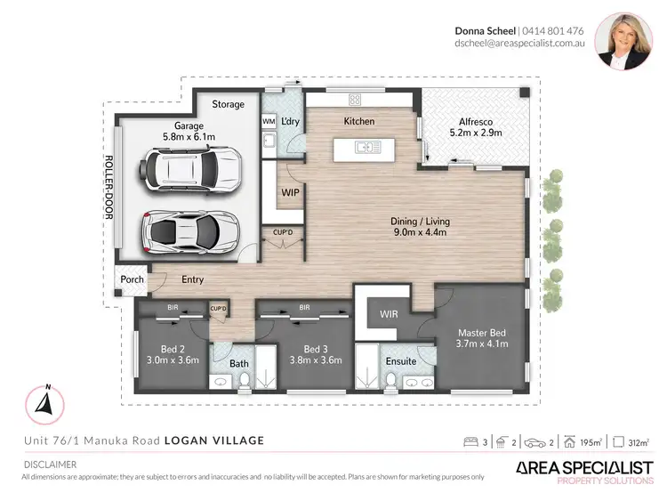 Floorplan of Homely villa listing, 76/1 Manuka Road, Logan Village QLD 4207