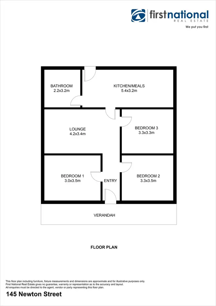 Floorplan of Homely house listing, 145 Newton Street, Broken Hill NSW 2880