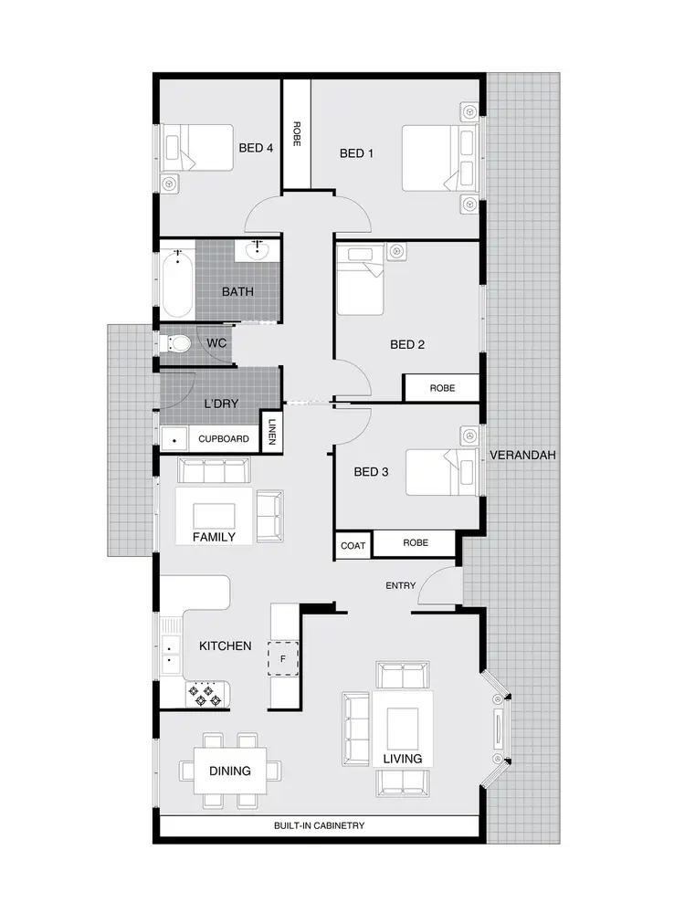 Floorplan of Homely house listing, 14 Postle Circuit, Holt ACT 2615