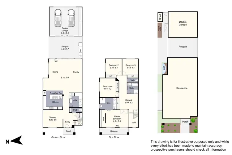Floorplan of Homely house listing, 10 Timbertop Terrace, Keysborough VIC 3173