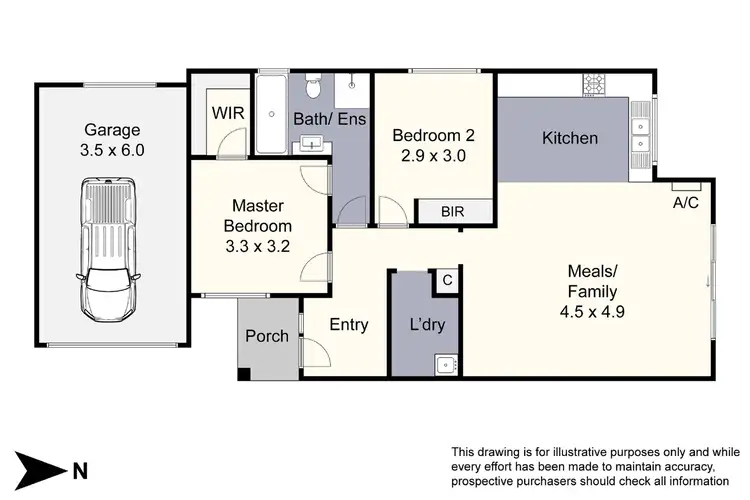 Floorplan of Homely unit listing, 4/32 Ardgower Road, Noble Park VIC 3174