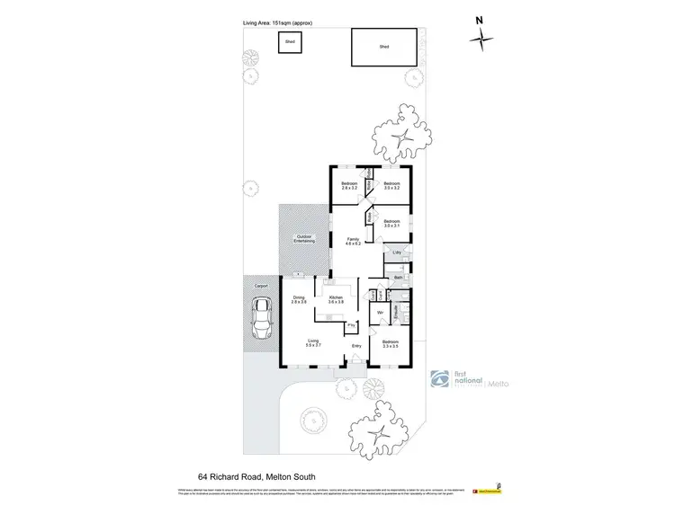 Floorplan of Homely house listing, 64 Richard Road, Melton South VIC 3338