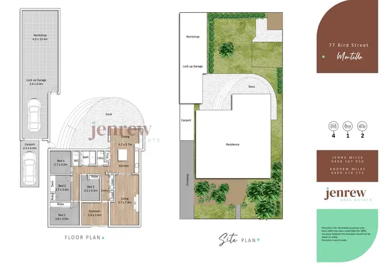 Floorplan of Homely house listing, 77 Bird Street, Montello TAS 7320
