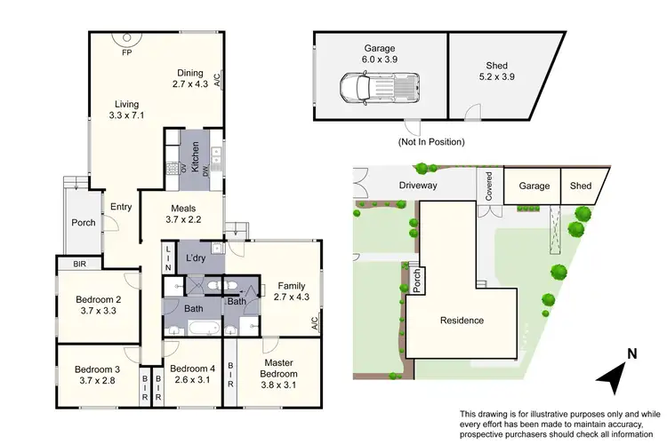 Floorplan of Homely house listing, 11 Kingsclere Avenue, Keysborough VIC 3173