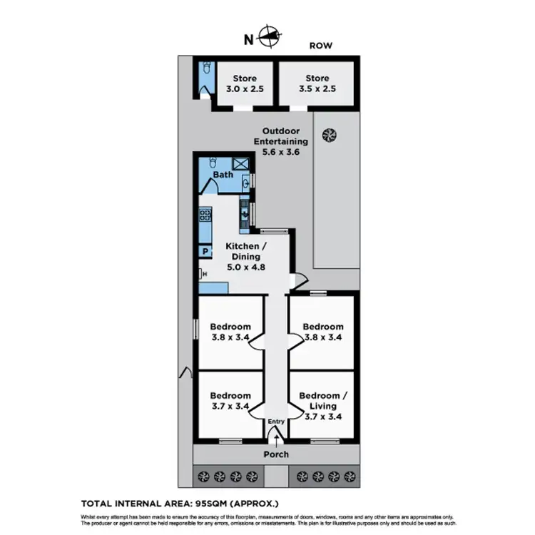 Floorplan of Homely house listing, 14 Glance Street, Flemington VIC 3031