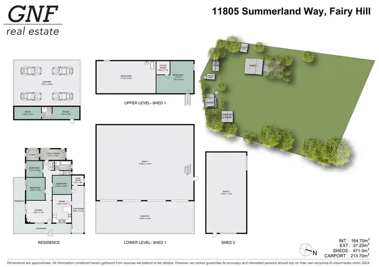 Floorplan of Homely rural property listing, 11805 Summerland Way, Fairy Hill NSW 2470