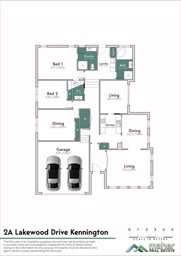 Floorplan of Homely house listing, 2A Lakewood Drive, Kennington VIC 3550