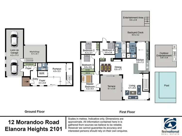 Floorplan of Homely house listing, 12 Morandoo Road, Elanora Heights NSW 2101