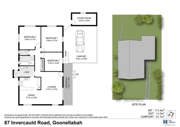 Floorplan of Homely house listing, 87 Invercauld Road, Goonellabah NSW 2480