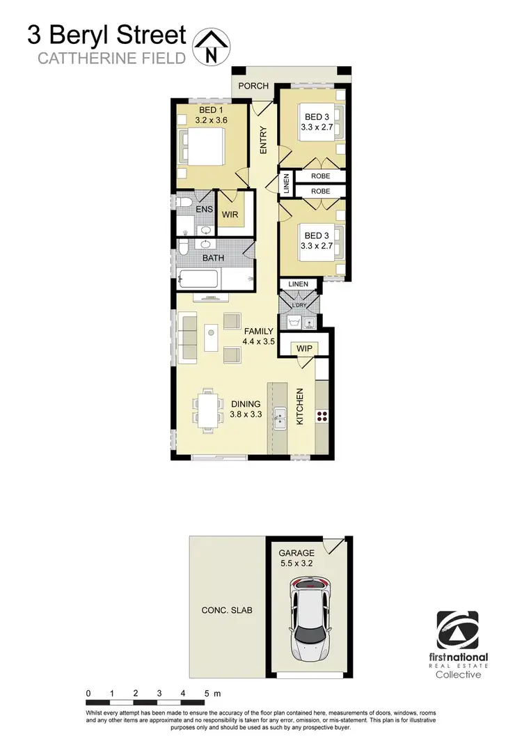 Floorplan of Homely house listing, 3 Beryl Street, Catherine Field NSW 2557