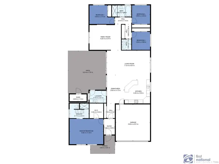 Floorplan of Homely house listing, 38 Colls Close, Yass NSW 2582