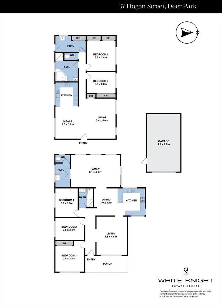 Floorplan of Homely house listing, 37 Hogan Street, Deer Park VIC 3023