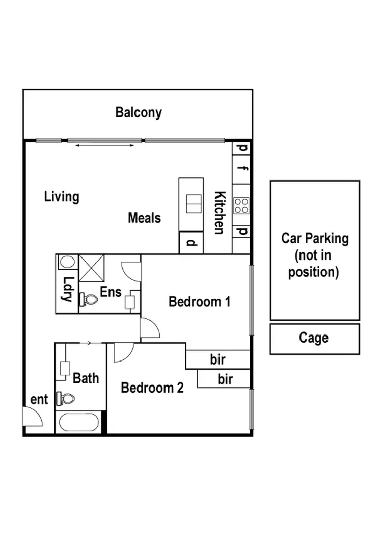 Floorplan of Homely apartment listing, 3/6 Sturt Street, Essendon VIC 3040