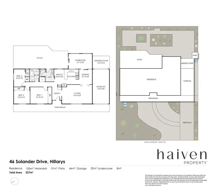 Floorplan of Homely house listing, 46 Solander Road, Hillarys WA 6025