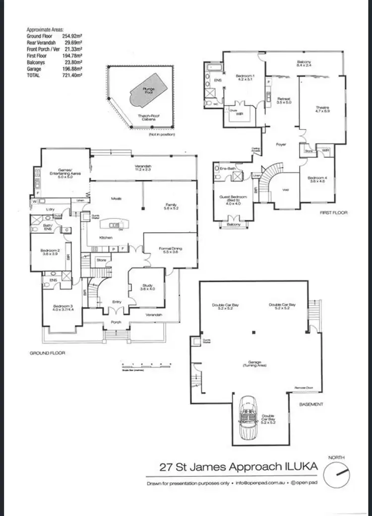 Floorplan of Homely house listing, 27 St James Approach, Iluka WA 6028