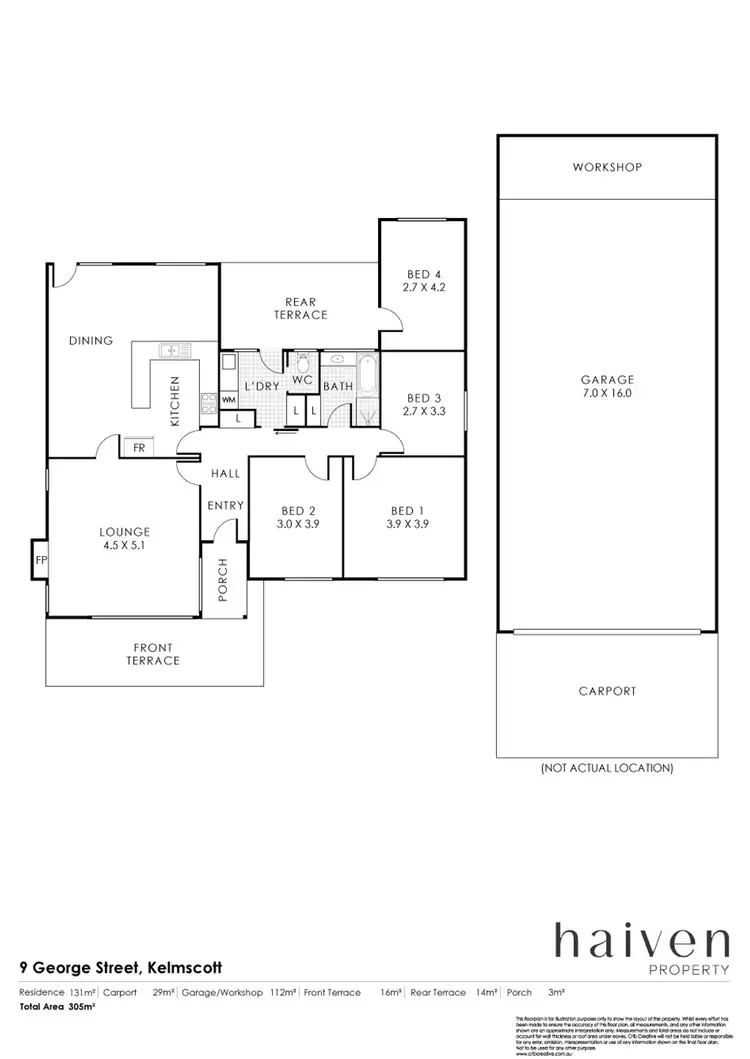 Floorplan of Homely house listing, 9 George Street, Kelmscott WA 6111