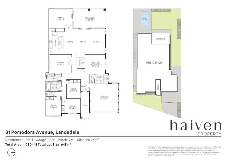 Floorplan of Homely house listing, 31 Pomodora Avenue, Landsdale WA 6065
