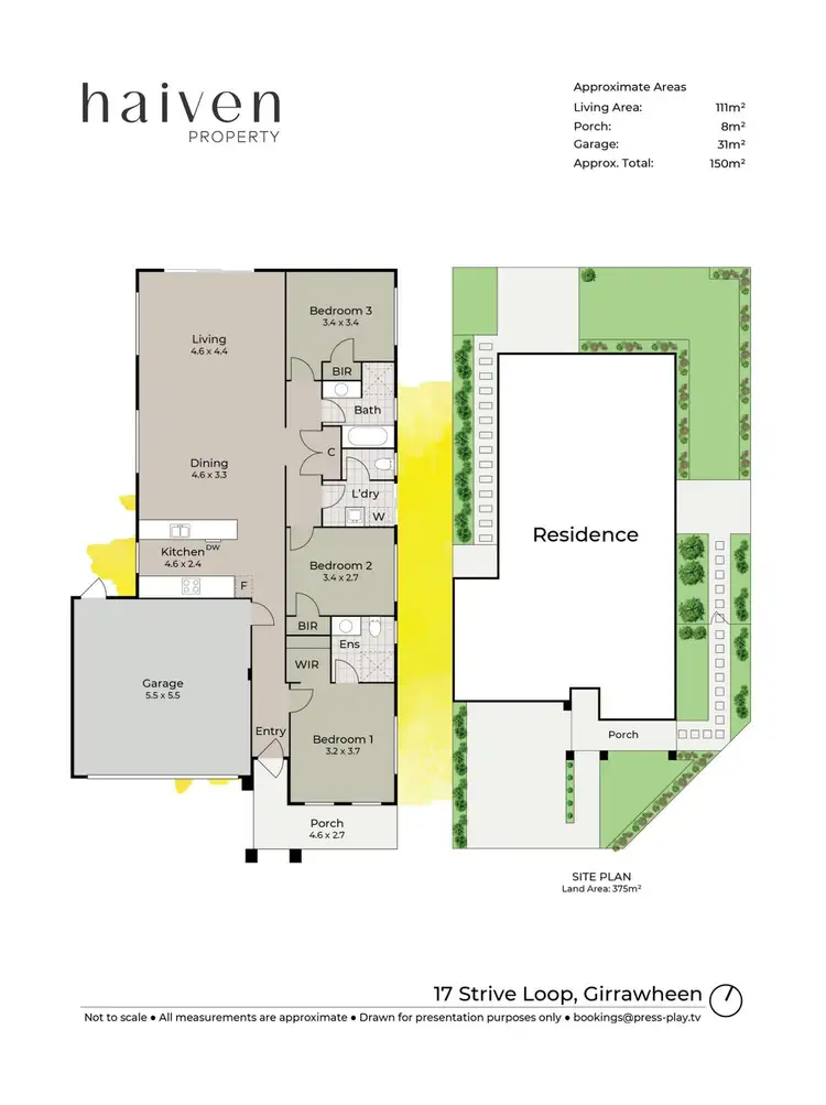 Floorplan of Homely house listing, 17 Strive Loop, Girrawheen WA 6064