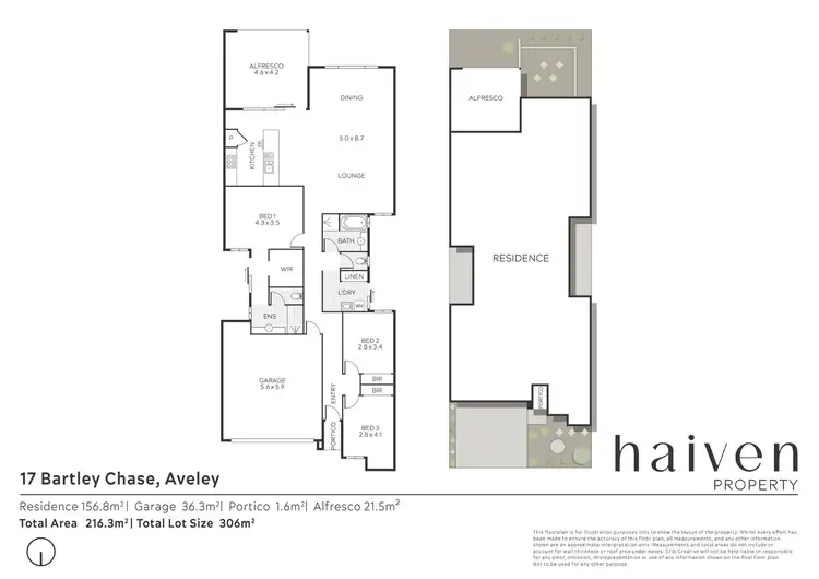 Floorplan of Homely house listing, 17 Bartley Chase, Aveley WA 6069