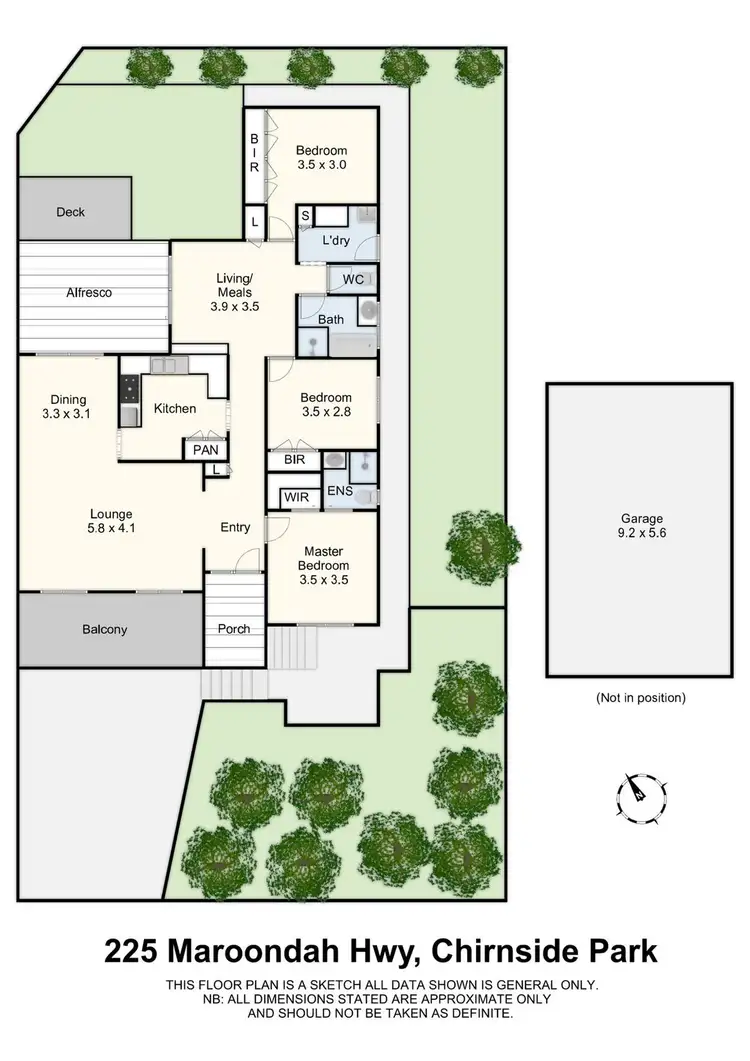 Floorplan of Homely house listing, 225 Maroondah Highway, Chirnside Park VIC 3116