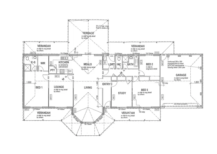 Floorplan of Homely house listing, 426 McEdward Street, Birdwoodton VIC 3505