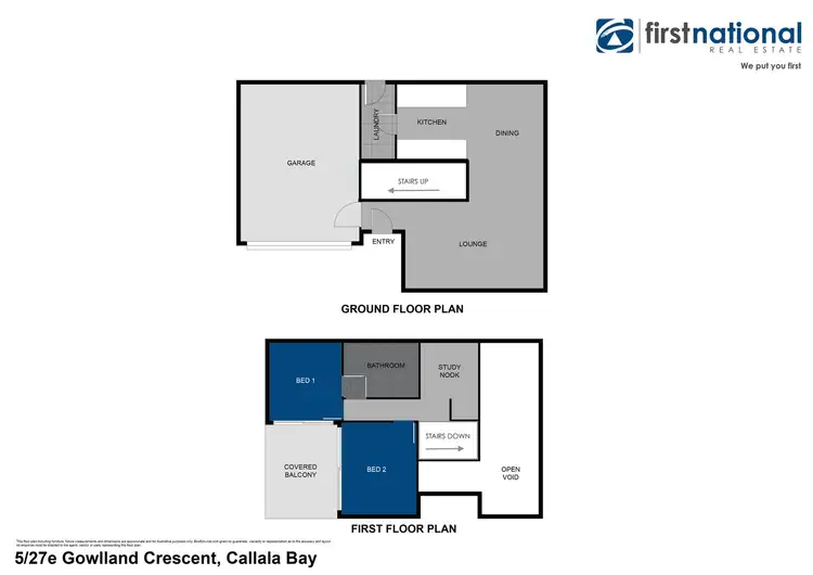 Floorplan of Homely townhouse listing, 5/27E Gowlland Crescent, Callala Bay NSW 2540