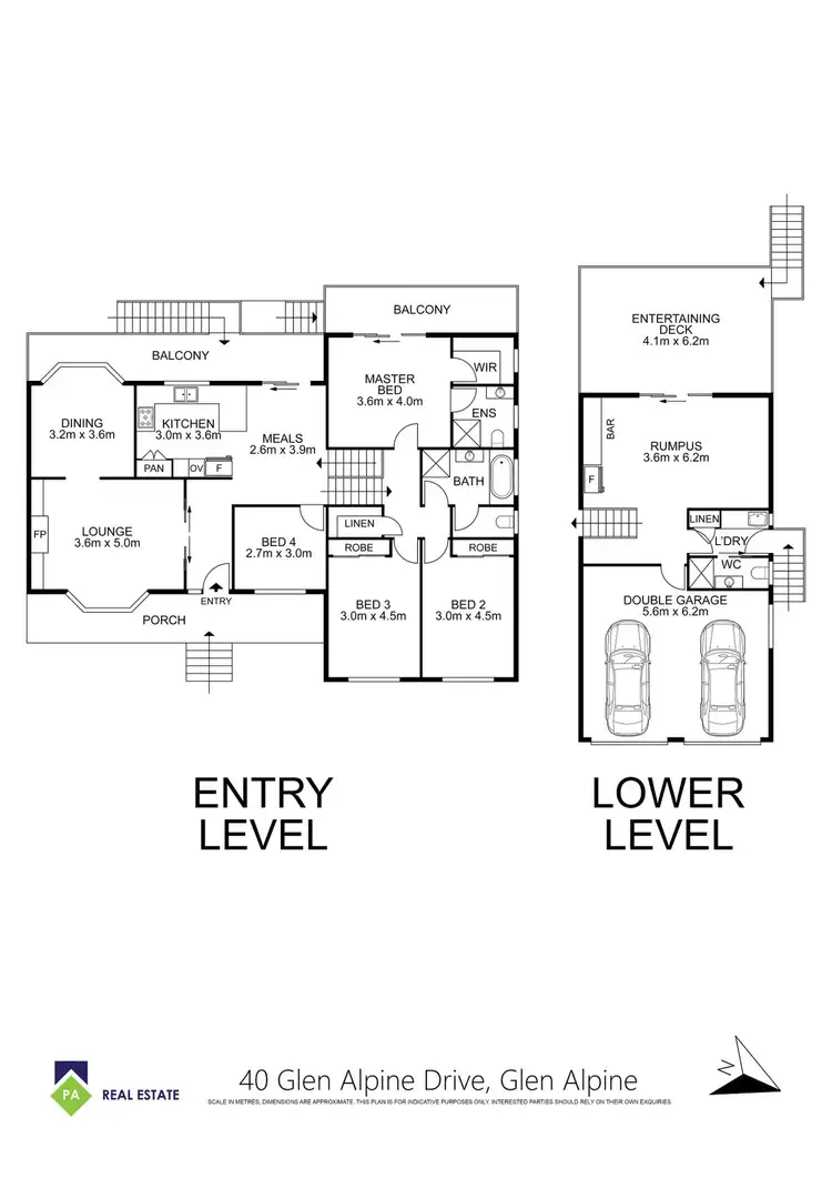 Floorplan of Homely house listing, 40 Glen Alpine Drive, Glen Alpine NSW 2560