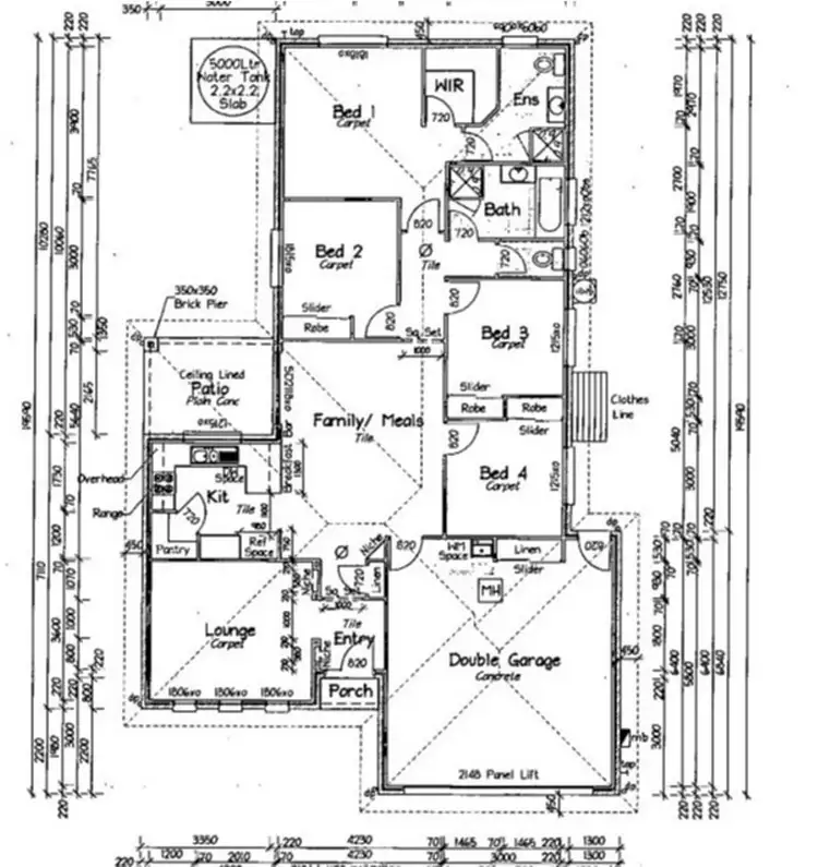 Floorplan of Homely house listing, 22 Gower Street,, Chinchilla QLD 4413