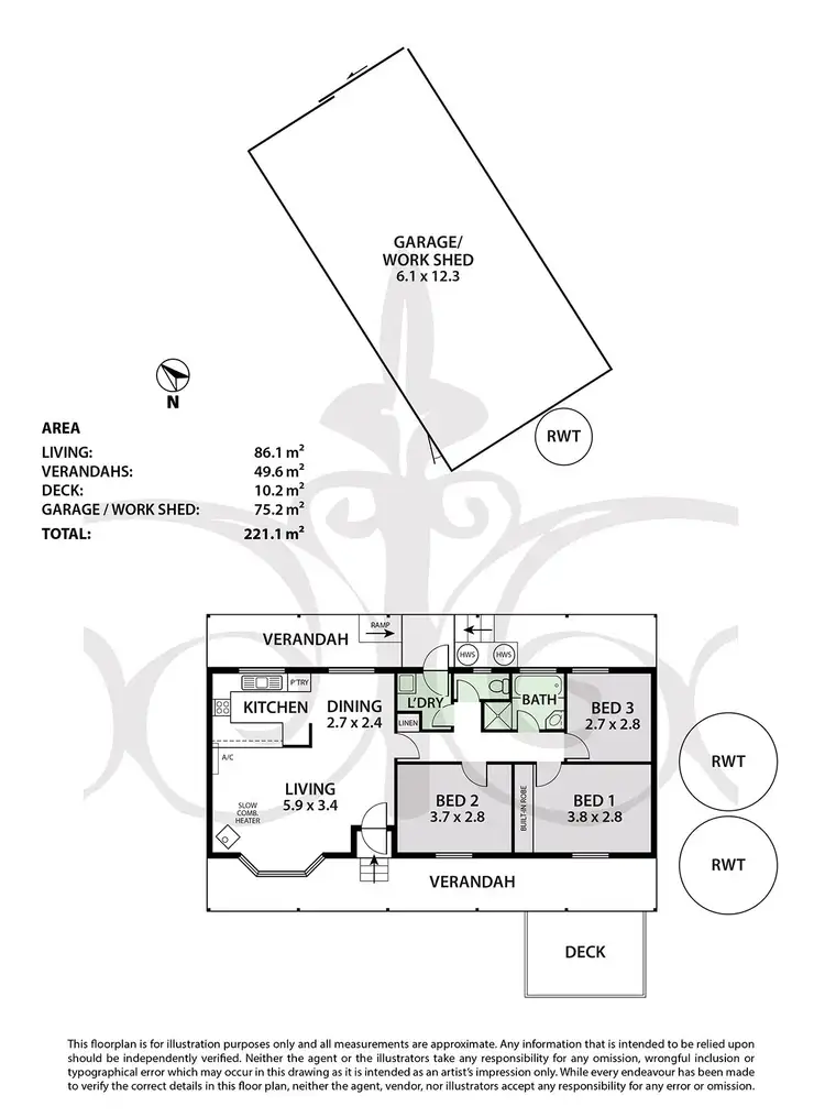 Floorplan of Homely house listing, 28A Marianna Street, Echunga SA 5153