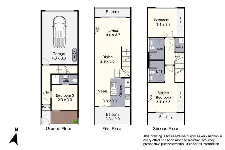 Floorplan of Homely unit listing, 565 Heidelberg Road, Alphington VIC 3078