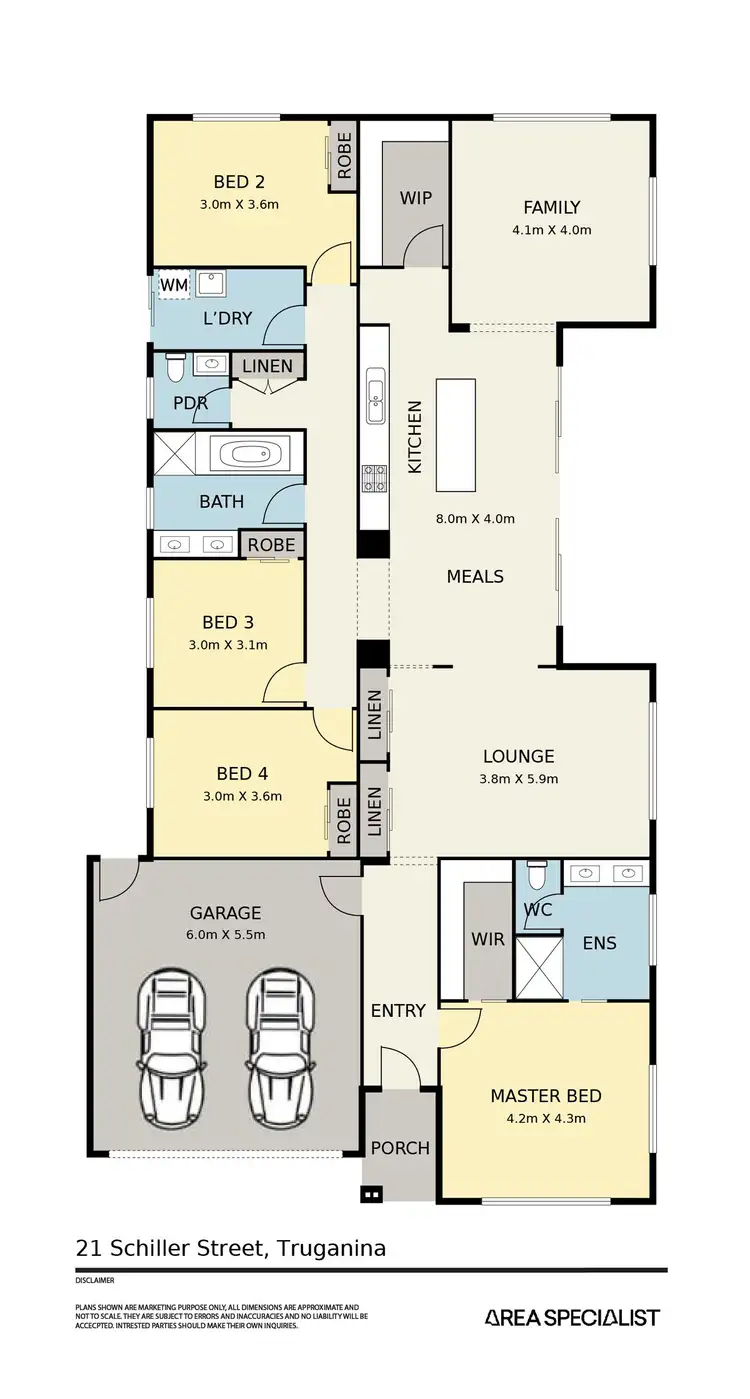 Floorplan of Homely house listing, 21 Schiller Street, Truganina VIC 3029