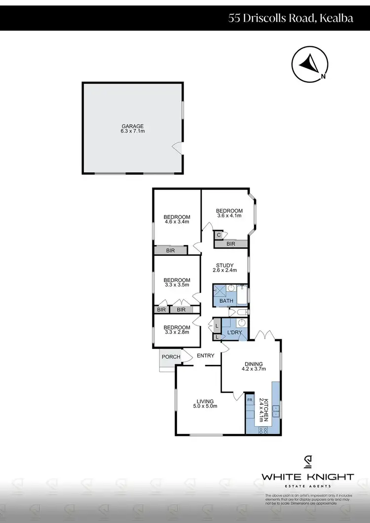 Floorplan of Homely house listing, 55 Driscolls Road, Kealba VIC 3021