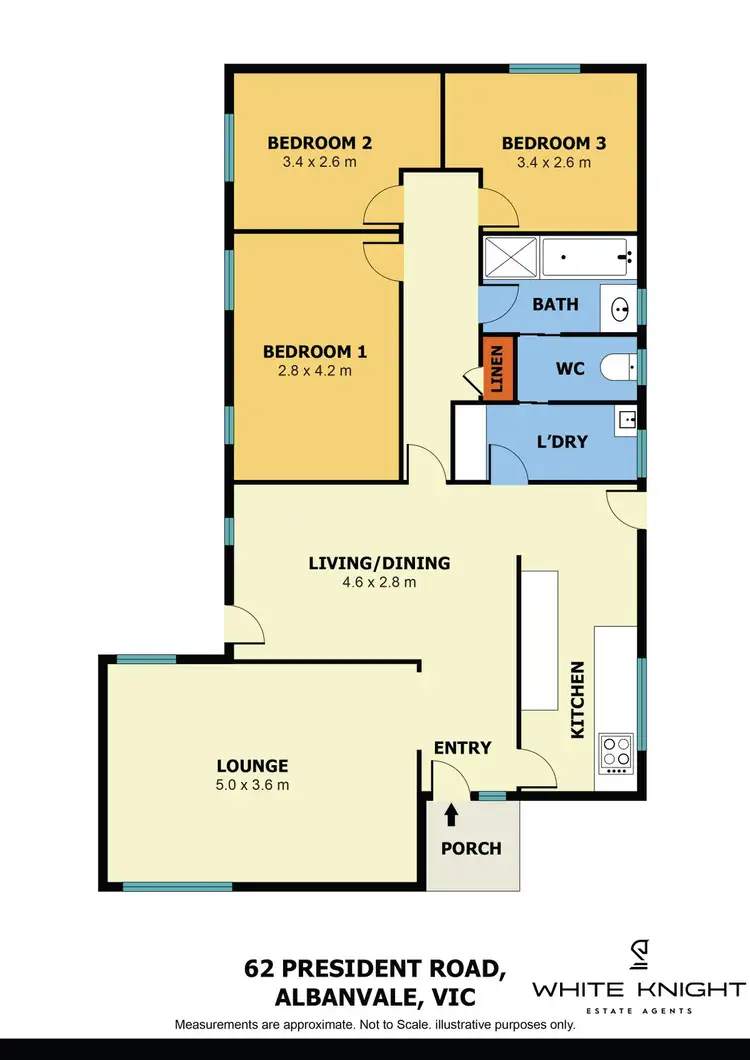 Floorplan of Homely house listing, 62 President Road, Albanvale VIC 3021